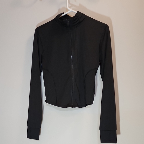 Veste Zippée Asymétrique Femme, Taille M Junior, Noire, Marque Inconnue, Occasion